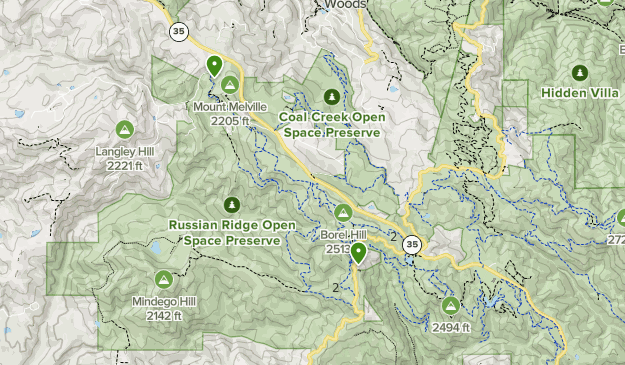 Russian Ridge Trail Map Russian Ridge | List | Alltrails