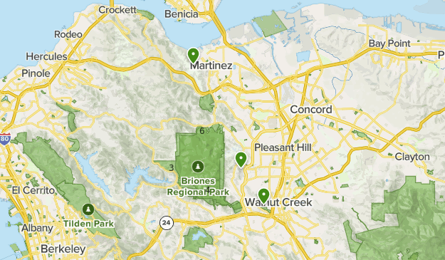 Briones Regional Park Map Briones Regional Park | List | Alltrails