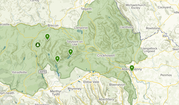 The Beacons Map