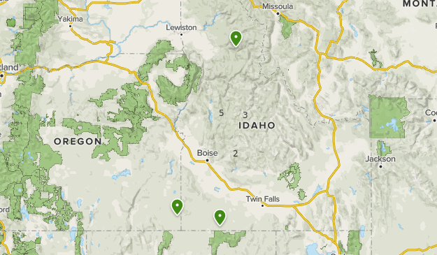 Hot springs Map
