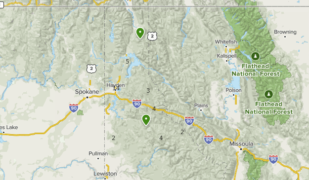 Idaho Panhandle National Forest Map Idaho Panhandle National Forest | List | Alltrails