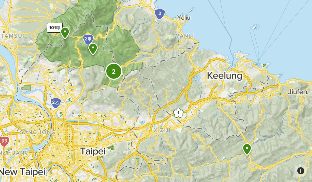 to do hikes in Taiwan Map