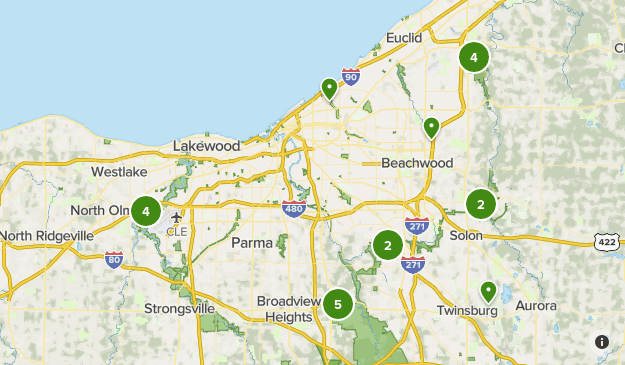 Map Of Cleveland Metroparks Cleveland Metroparks | List | Alltrails