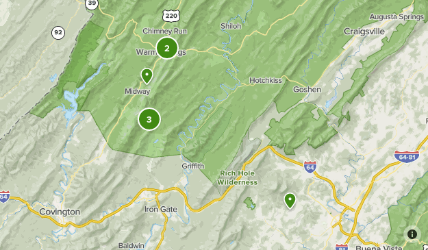 Hot Springsbath County Trails List Alltrails 5323