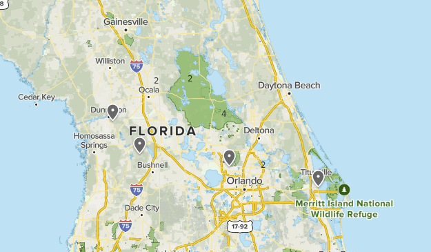 Map Of Central Fla Matt's Master Map - Central Florida Paddling Routes | List | Alltrails