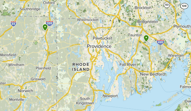 Dog Day Hikes Map