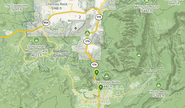 Sedona Vortex Hikes Map Sedona Vortex Hikes | List | Alltrails