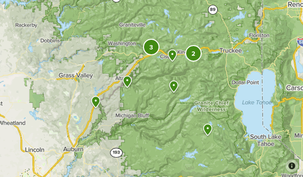 Tahoe National Forest Map Tahoe National Forest | List | Alltrails