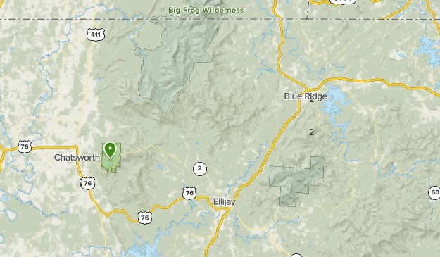 Blue ridge Map