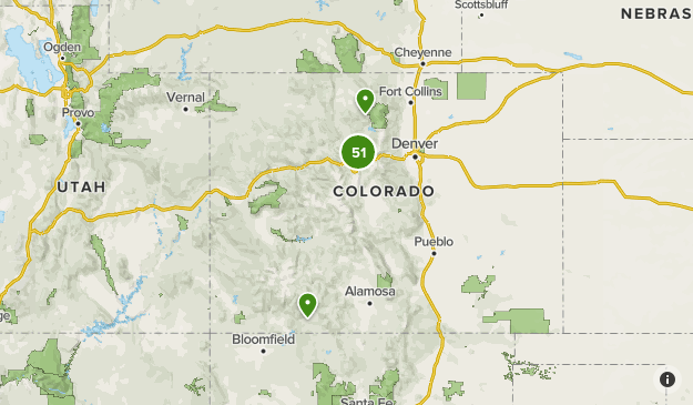 Map Of Colorado 13ers 12Ers & 13Ers | List | Alltrails