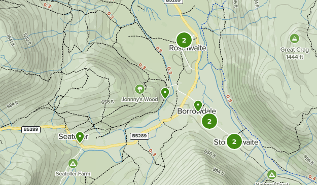 Borrowdale Lake District Map Lake District - Borrowdale-South | List | Alltrails