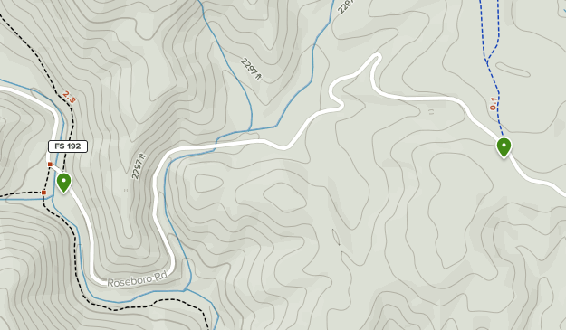 Wilson Creek Map, NC