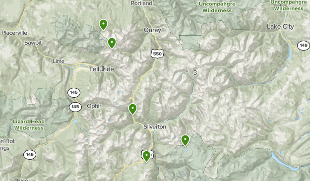 San Juan National Forest Trail Map San Juan National Forest - Colorado | List | Alltrails