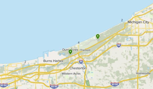 Indiana Dunes Beach Map Indiana Dunes National Park | List | Alltrails