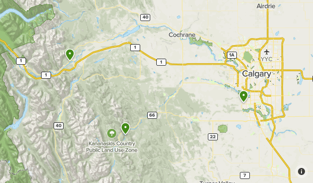 Map Of Calgary And Surrounding Towns Calgary And Surrounding Area | List | Alltrails
