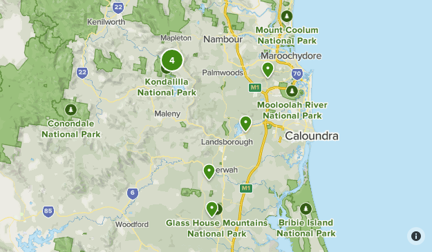 Sunshine Coast Hinterland Map