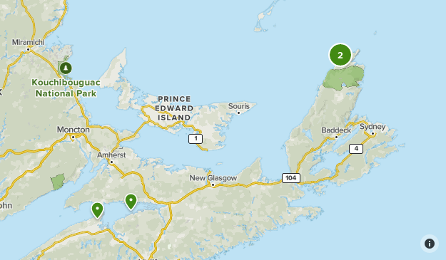 New Glasgow Nova Scotia Map Nova Scotia | List | Alltrails