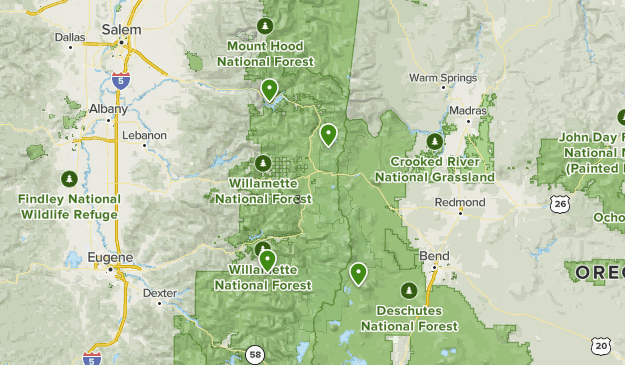 Willamette National Forest  List  AllTrails