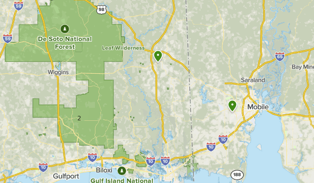 Mississippi National Forest Map Mississippi | List | Alltrails