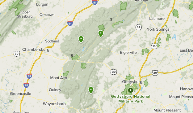 Michaux State Forest Trail Map Michaux State Forest | List | Alltrails