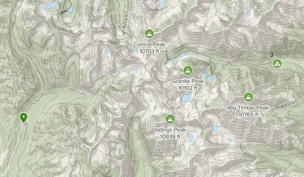 Crazy Mountains Montana Map Crazy Mountains | List | Alltrails