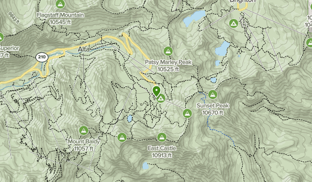 Lake hikes Map