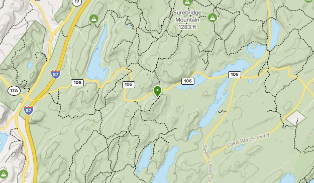 Bald rocks Map