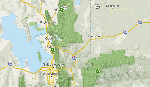 Coach Hikes Map
