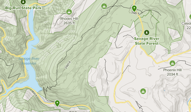 Savage River State Forest Trail Map Savage River State Forest | List | Alltrails