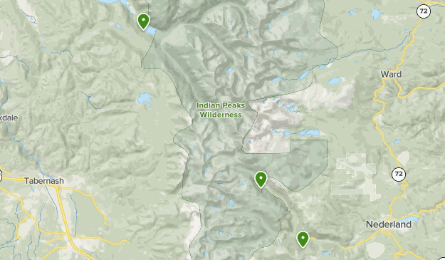 CO Hikes to do Map