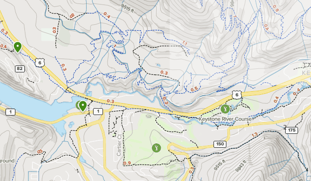 keystone co trail map