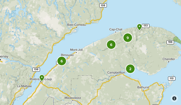 Bas du Fleuve /Gaspésie | List | AllTrails