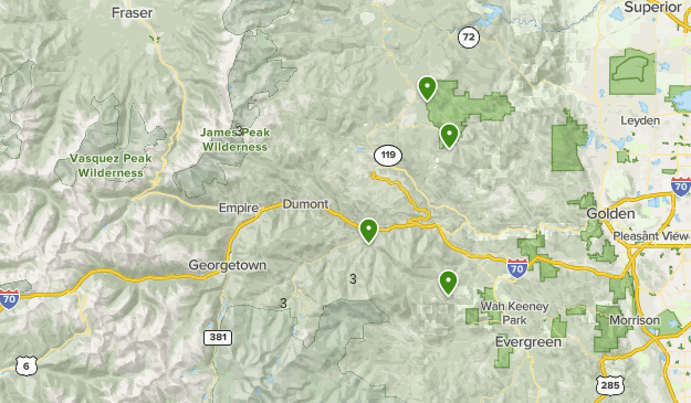 Map Of Idaho Springs Colorado Idaho Springs, Co | List | Alltrails