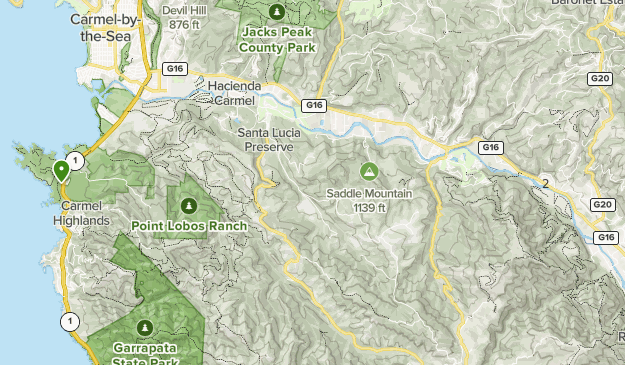 Garland Ranch Trail Map Garland Ranch Regional Park | List | Alltrails