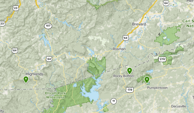 Carolinas Map