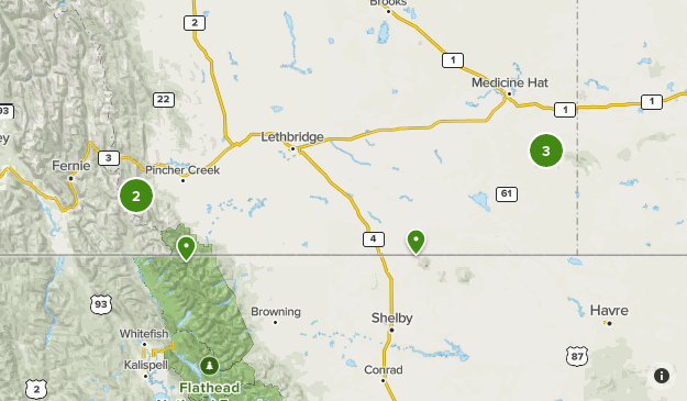 Southern Alberta Trail Maps Southern Alberta | List | Alltrails