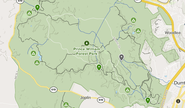 Prince William Forest Park Map Va Prince William Forest Park | List | Alltrails