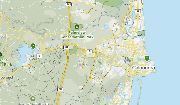 Map Of Caloundra Area Caloundra | List | Alltrails