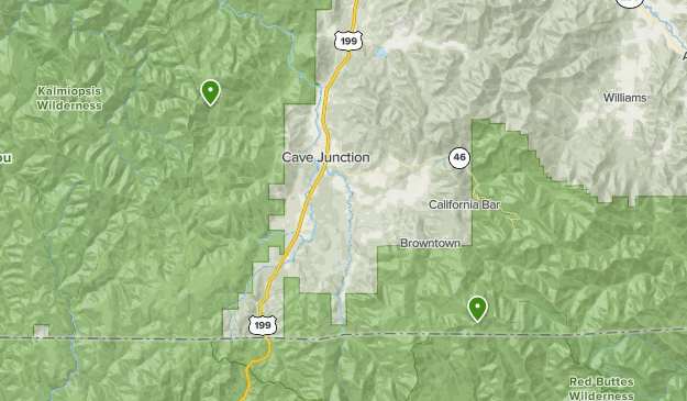 Cave Junction Oregon Map Cave Junction, Or | List | Alltrails