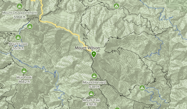 Bad knee hikes Map