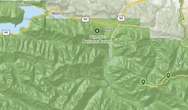 Olympic National Park Map
