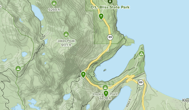 Lake Tahoe Map