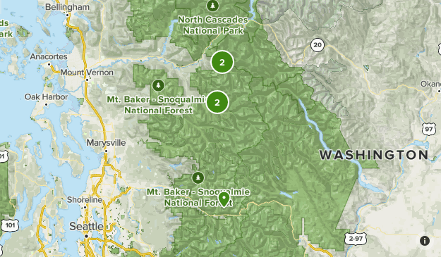 Glacier Peak Wilderness Map Wa - Glacier Peak Wilderness | List | Alltrails