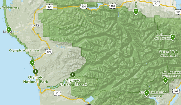 Olympic National Forest Map Olympic National Forest | List | Alltrails