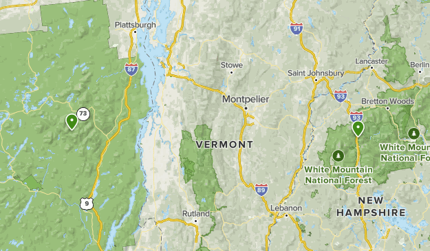 Back east Map