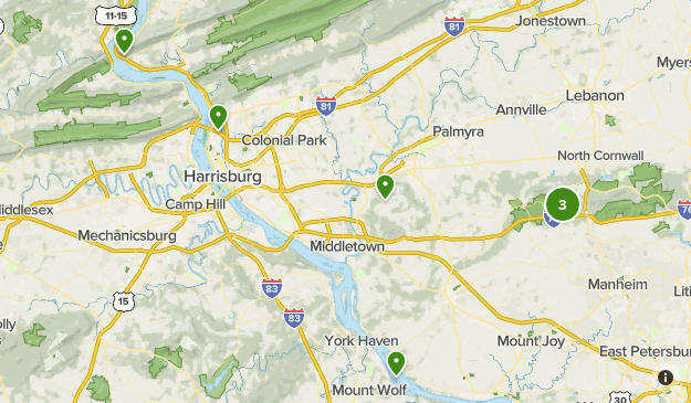 Map Of Hershey Pa Hershey Pa | List | Alltrails