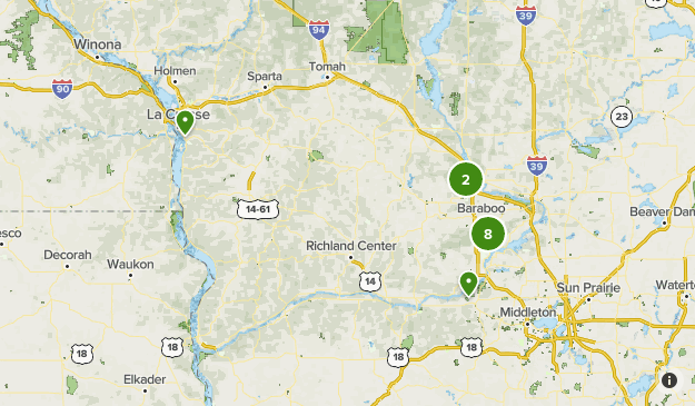 Wisconsin Favs Map