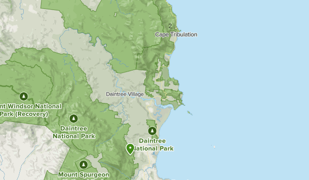 Daintree National Park Map Daintree | List | Alltrails