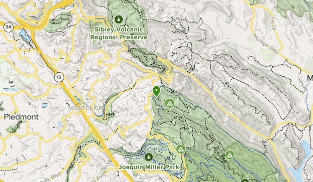 Redwood Regional Park Trail Map Redwood Regional Park | List | Alltrails