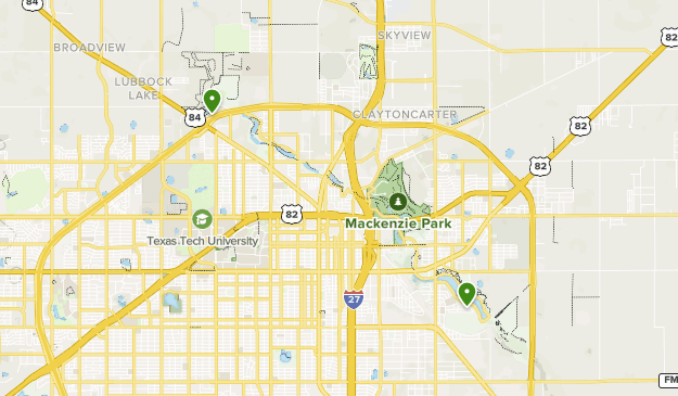 Printable Lubbock Street Map Lubbock | List | Alltrails